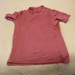 Lululemon license to train salmon shirt